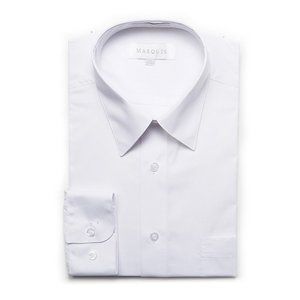 6X Marquis Signature White Long Sleeve Dress Shirt 6XL 24 36/37